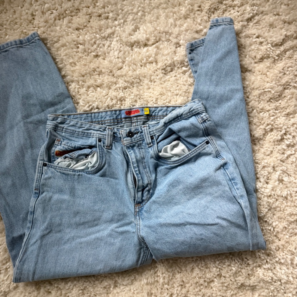 Classic straight-leg Empyre streetwear, casual, comfy Light Blue Straight Leg Je - Picture 4 of 7